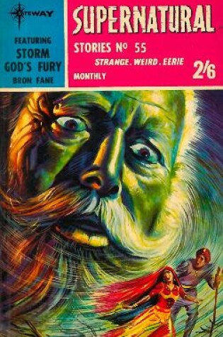 Cover of Supernatural Stories featuring Storm God's Fury