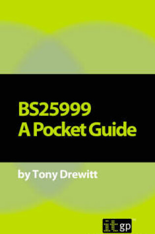Cover of BS25999 a Pocket Guide