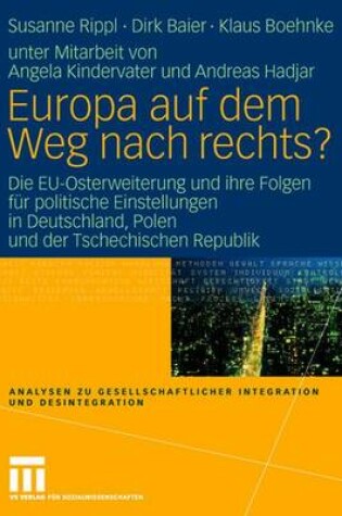 Cover of Europa auf dem Weg nach rechts?