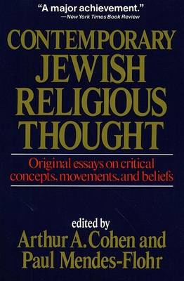 Book cover for Contemporary Jewish Religious Thought