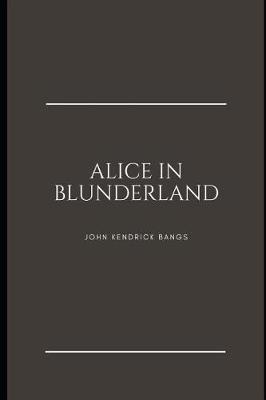 Book cover for Alice's Adventures in Blunderland