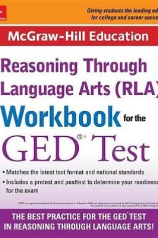 Cover of McGraw-Hill Education Rla Workbook for the GED Test