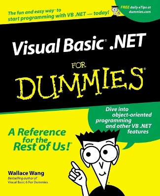 Book cover for VisualBasic .NET For Dummies