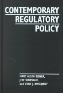 Book cover for Contemporary Regulatory Policy