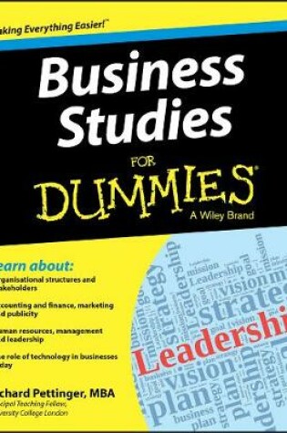 Cover of Business Studies For Dummies