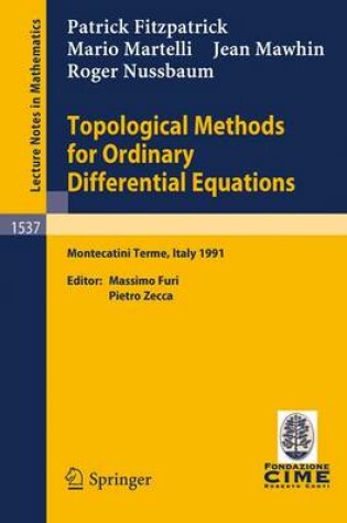 Cover of Topological Methods for Ordinary Differential Equations