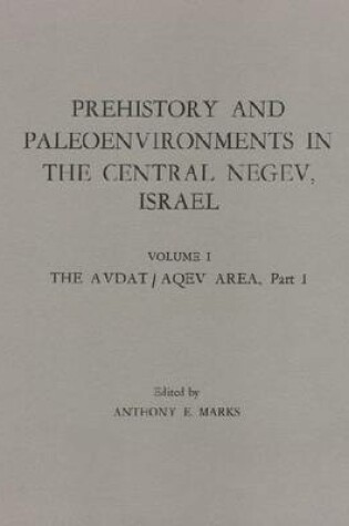Cover of Prehistory Paleo Negev-Israel-I