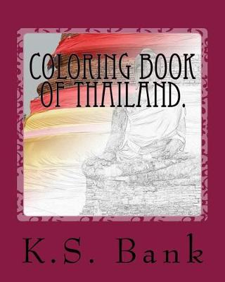 Book cover for Coloring Book of Thailand.