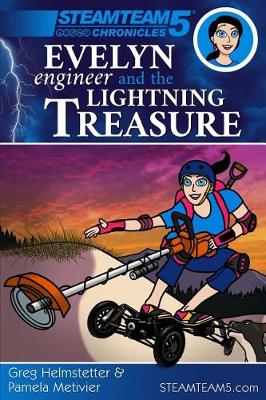 Book cover for Evelyn Engineer and the Lightning Treasure