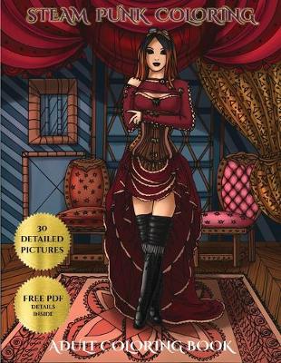 Book cover for Adult Coloring Book (Steam Punk)