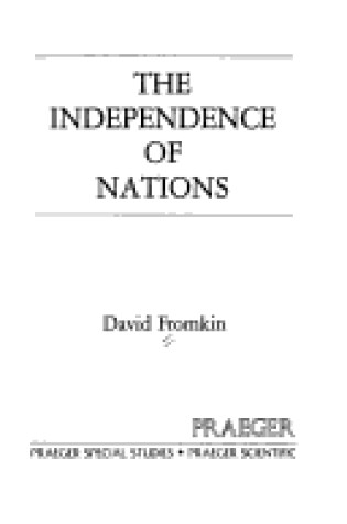 Cover of Independence of Nations