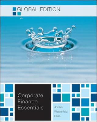 Book cover for Essentials of Corporate Finance - Global Edition