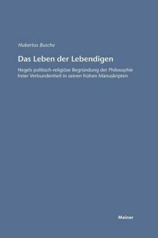 Cover of Das Leben der Lebendigen