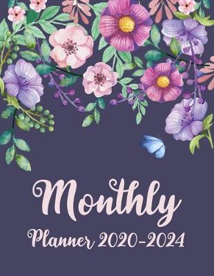 Book cover for Monthly Planner 2020-2024