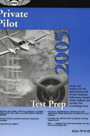 Cover of Private Pilot Test Prep 2005