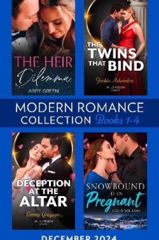 Cover of Modern Romance December 2024 Books 1-4