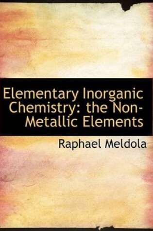 Cover of Elementary Inorganic Chemistry