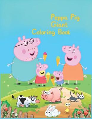 Book cover for Peppa Pig Giant Coloring Book