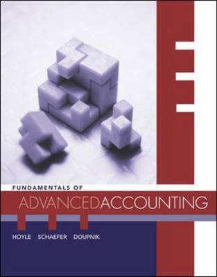 Book cover for Fundamentals of Advanced Accounting