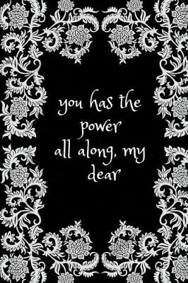Book cover for You Has the Power All Along My Dear