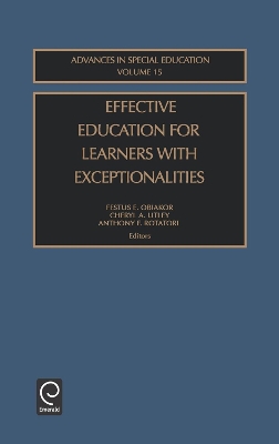 Book cover for Effective Education for Learners with Exceptionalities