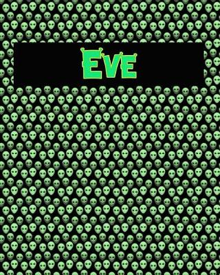 Book cover for 120 Page Handwriting Practice Book with Green Alien Cover Eve