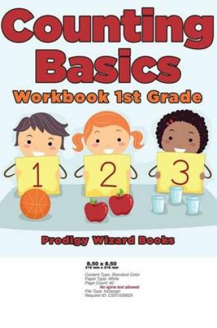 Cover of Counting Basics Workbook 1st Grade