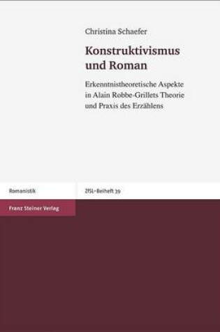 Cover of Konstruktivismus Und Roman