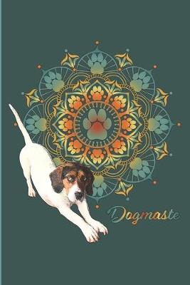 Cover of Dogmaste - Yoga dog with dog paw Mandala