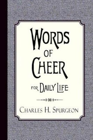 Cover of Words of Cheer for Daily Life