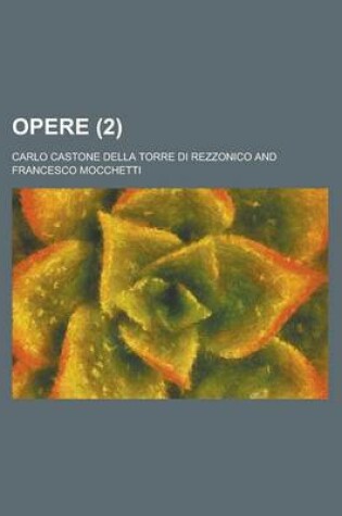 Cover of Opere (2)