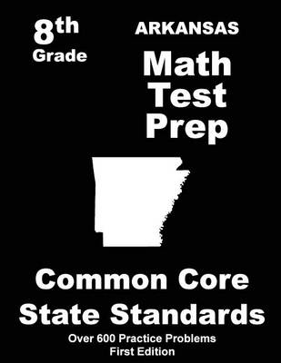 Book cover for Arkansas 8th Grade Math Test Prep