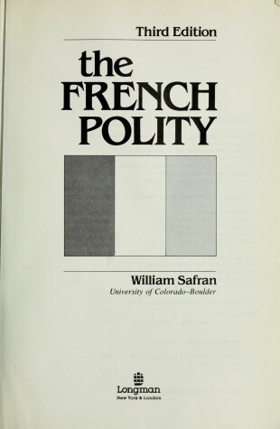 Book cover for The French Polity