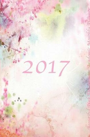 Cover of 2017 Beautiful Pink Dreamscape Academic Monthly Planner