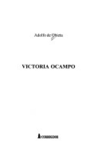 Cover of Victoria Ocampo