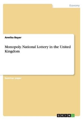 Book cover for Monopoly. National Lottery in the United Kingdom