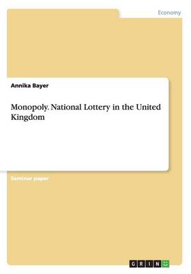 Book cover for Monopoly. National Lottery in the United Kingdom