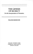 Cover of Genesis of Secrecy