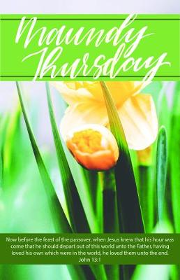 Cover of Jesus Knew Bulletin (Pkg 100) Maundy Thursday