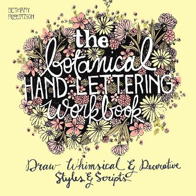 Book cover for The Botanical Hand Lettering Workbook