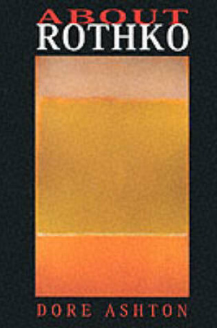 Cover of About Rothko