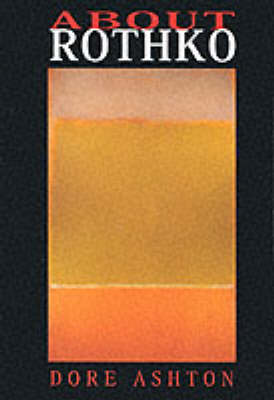 Book cover for About Rothko