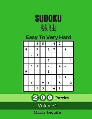Book cover for Sudoku Easy To Very Hard 200 Puzzles Book
