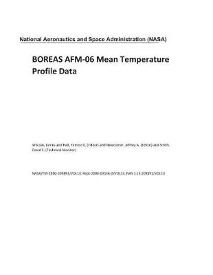 Book cover for BOREAS AFM-06 Mean Temperature Profile Data