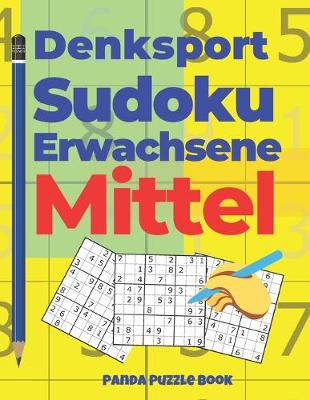 Book cover for Denksport Sudoku Erwachsene Mittel