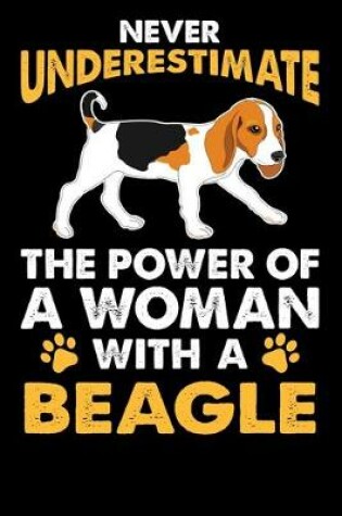 Cover of Never Underestimate The Power Of A Woman With A Beagle