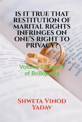 Book cover for Is It True That Restitution of Marital Rights Infringes on One's Right to Privacy?