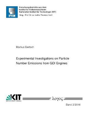 Cover of Experimental Investigations on Particle Number Emissions from Gdi Engines