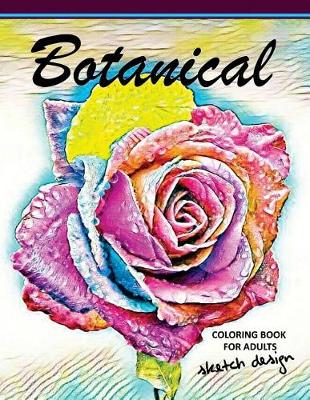 Cover of Botanical Coloring Books for Adults