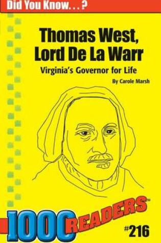 Cover of Thomas West, Lord de La Warr